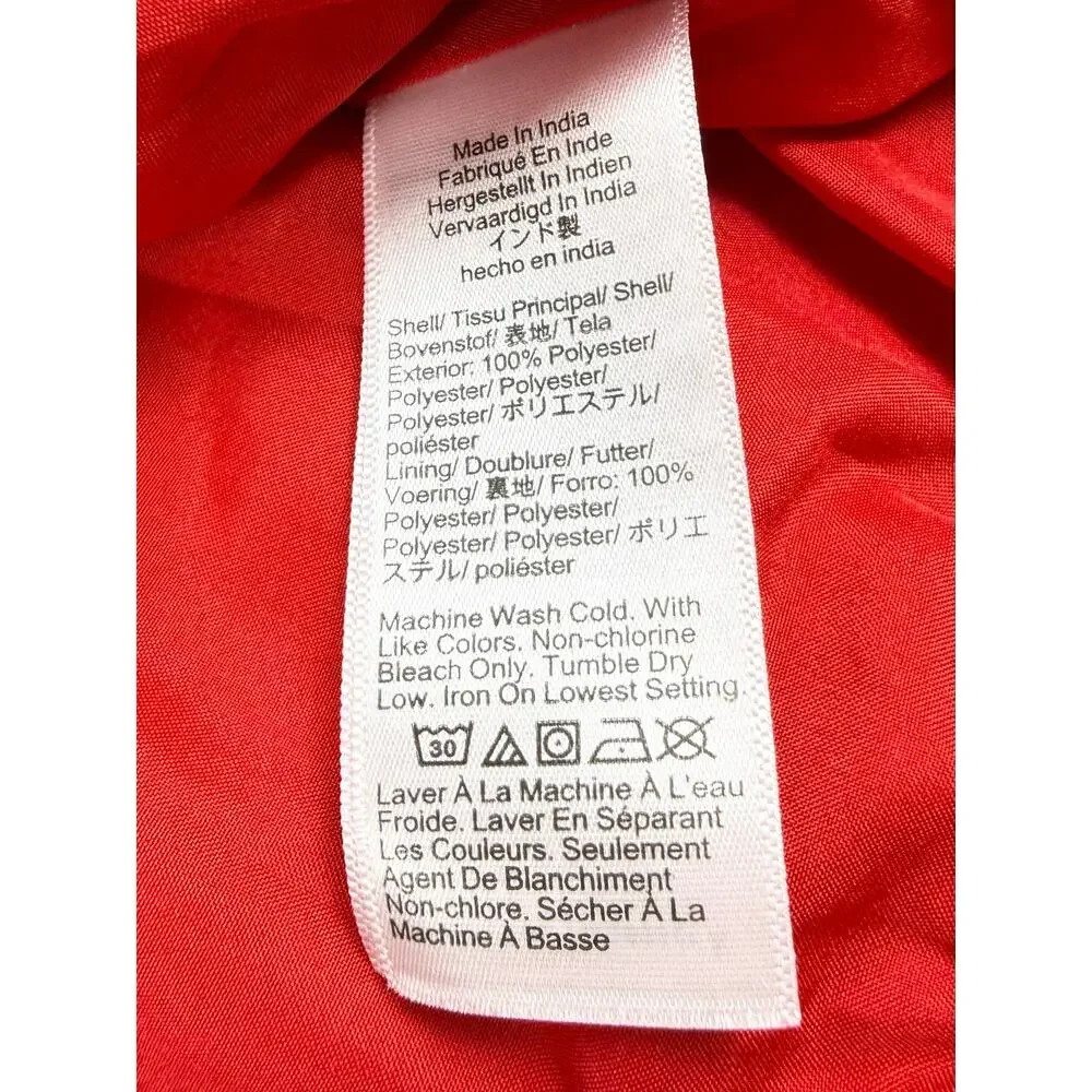 Crewcuts J Crew Girls Tafetta Bow Bubble Skirt Kids 7 Red Holiday